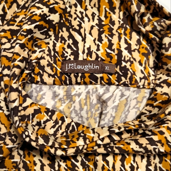 NEW J. McLaughlin Nora Turtleneck,  Animal Print (XL) - Picture 4 of 10